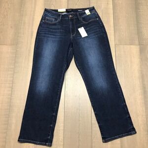 Judy Blue Dark Blue Short Straight Leg Jeans
